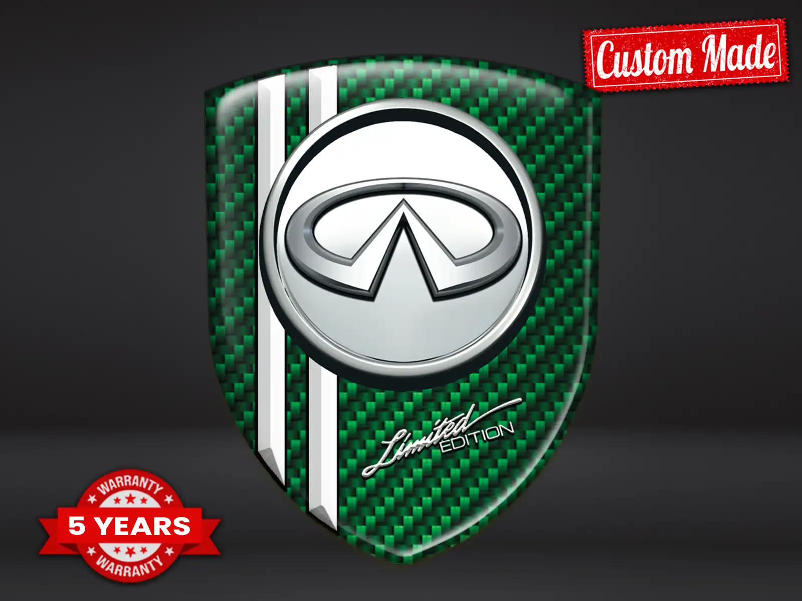 Infiniti Etiqueta Impermeable Premium Universal Personalizable